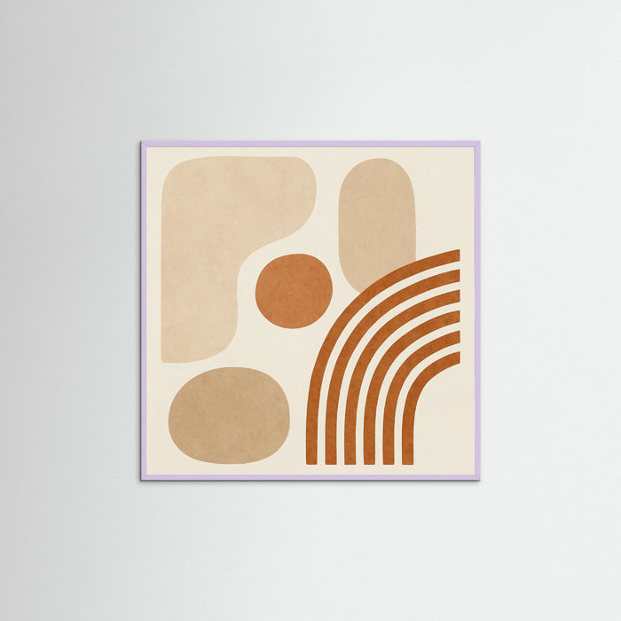 Lilac Wood Square Organic Curves