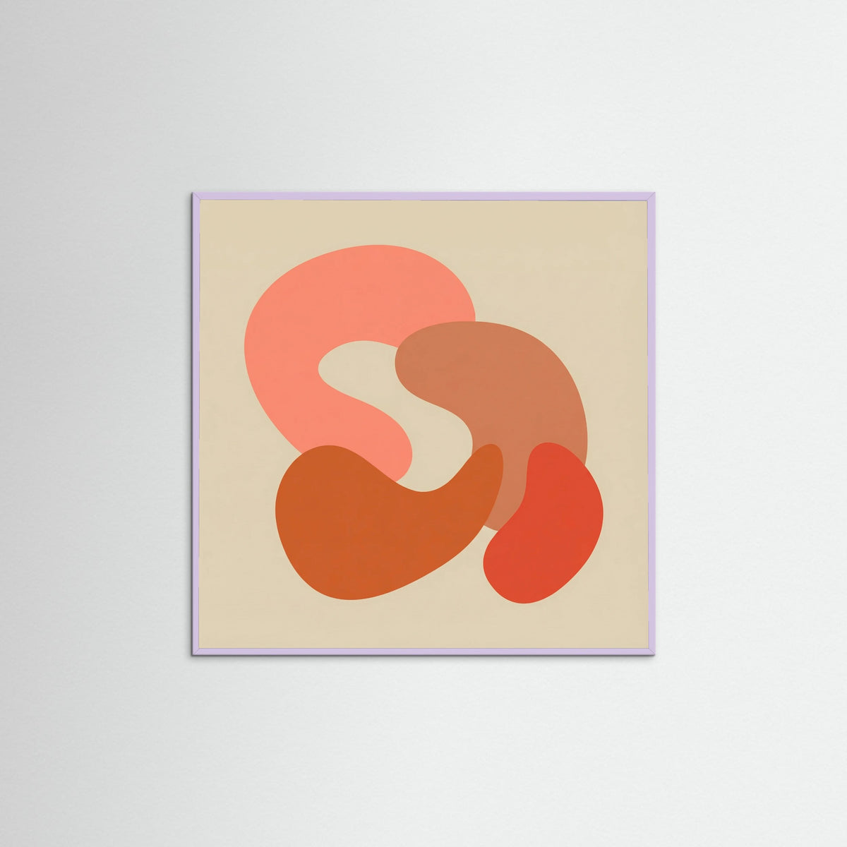 Lilac Wood Square Organic Embrace