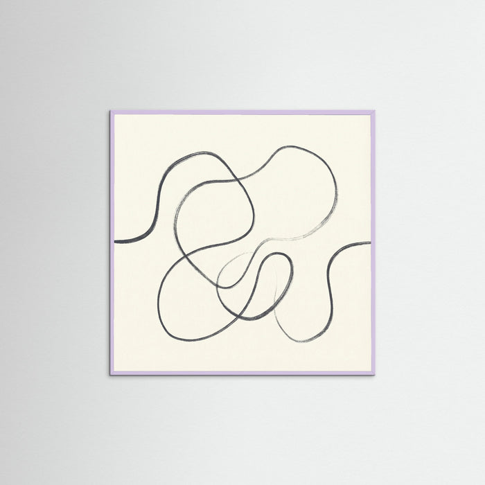 Lilac Wood Square Organic Flow Beige
