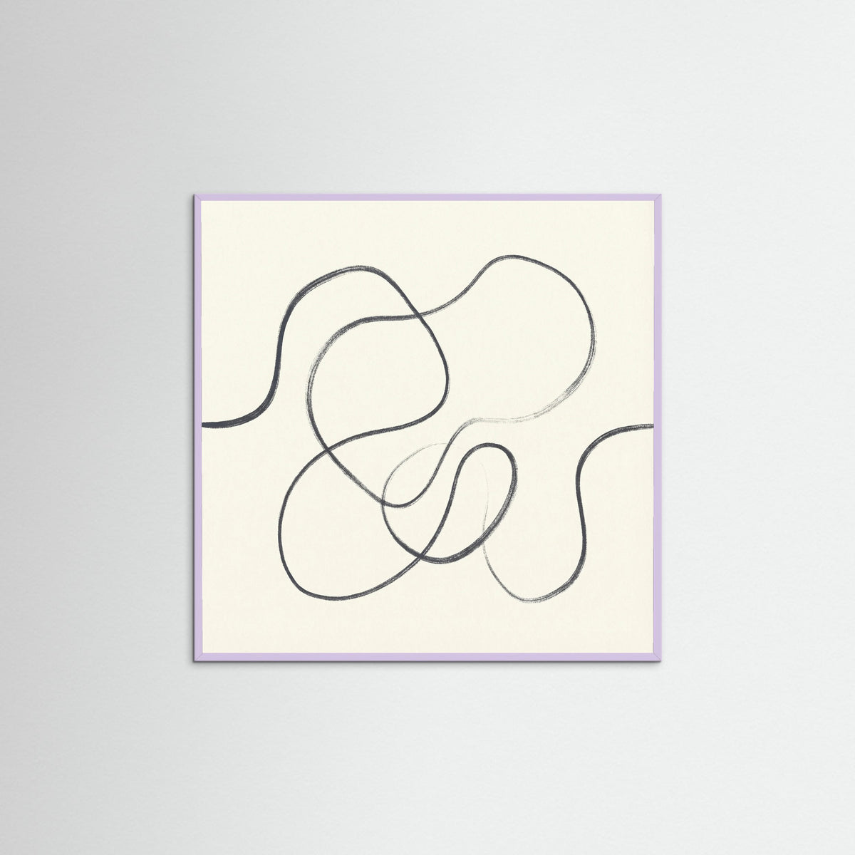 Lilac Wood Square Organic Flow