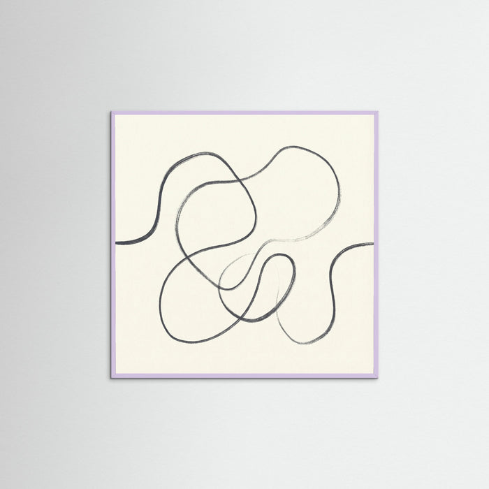Lilac Wood Square Organic Flow