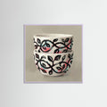 Lilac Wood Square Patterned Vessel Bloom
