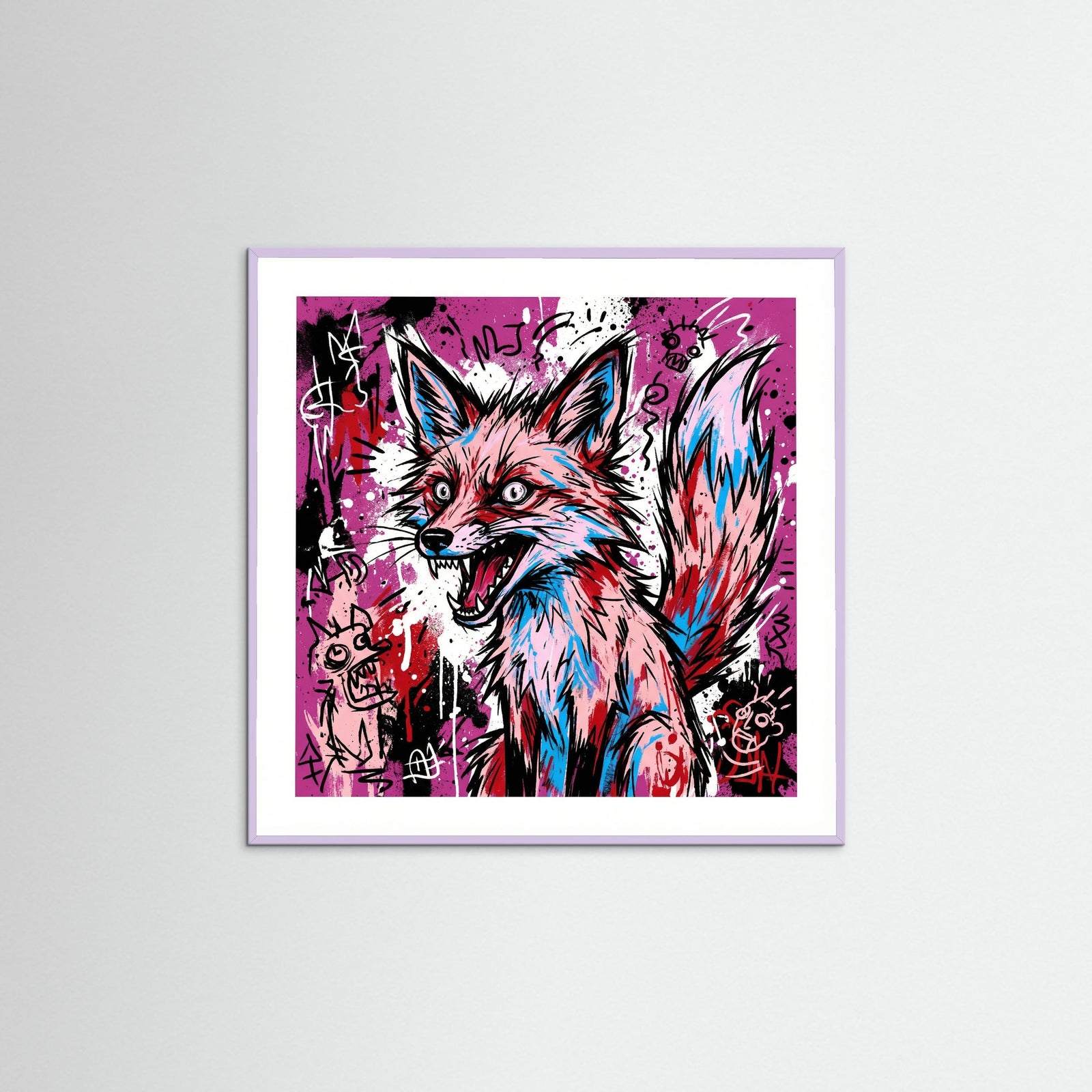 Lilac Wood Square Primal Chaos