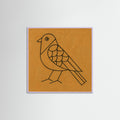 Lilac Wood Square Resting Figure