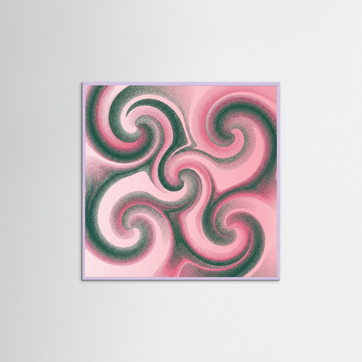 Lilac Wood Square Rhythmic Flow
