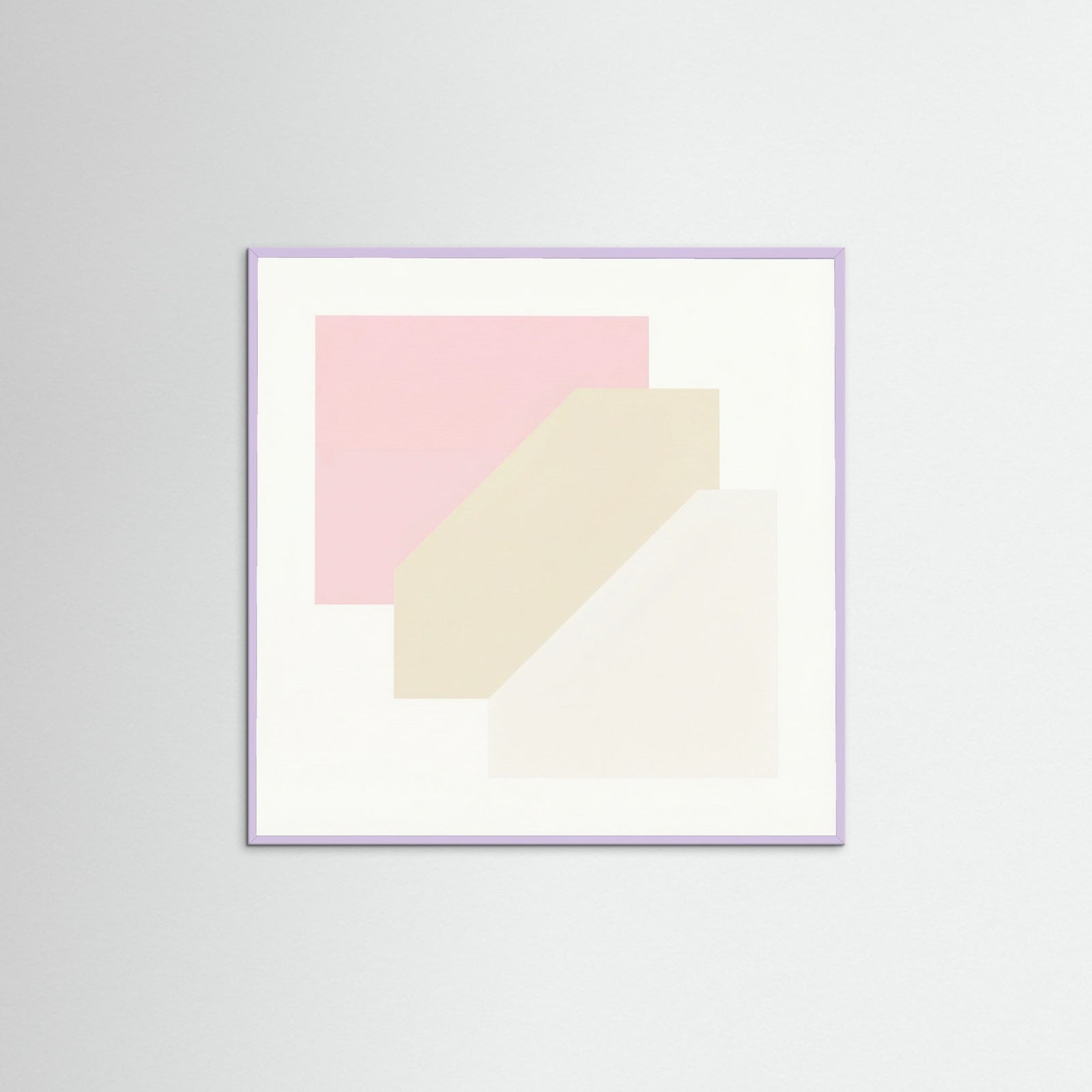 Lilac Wood Square Soft Geometry