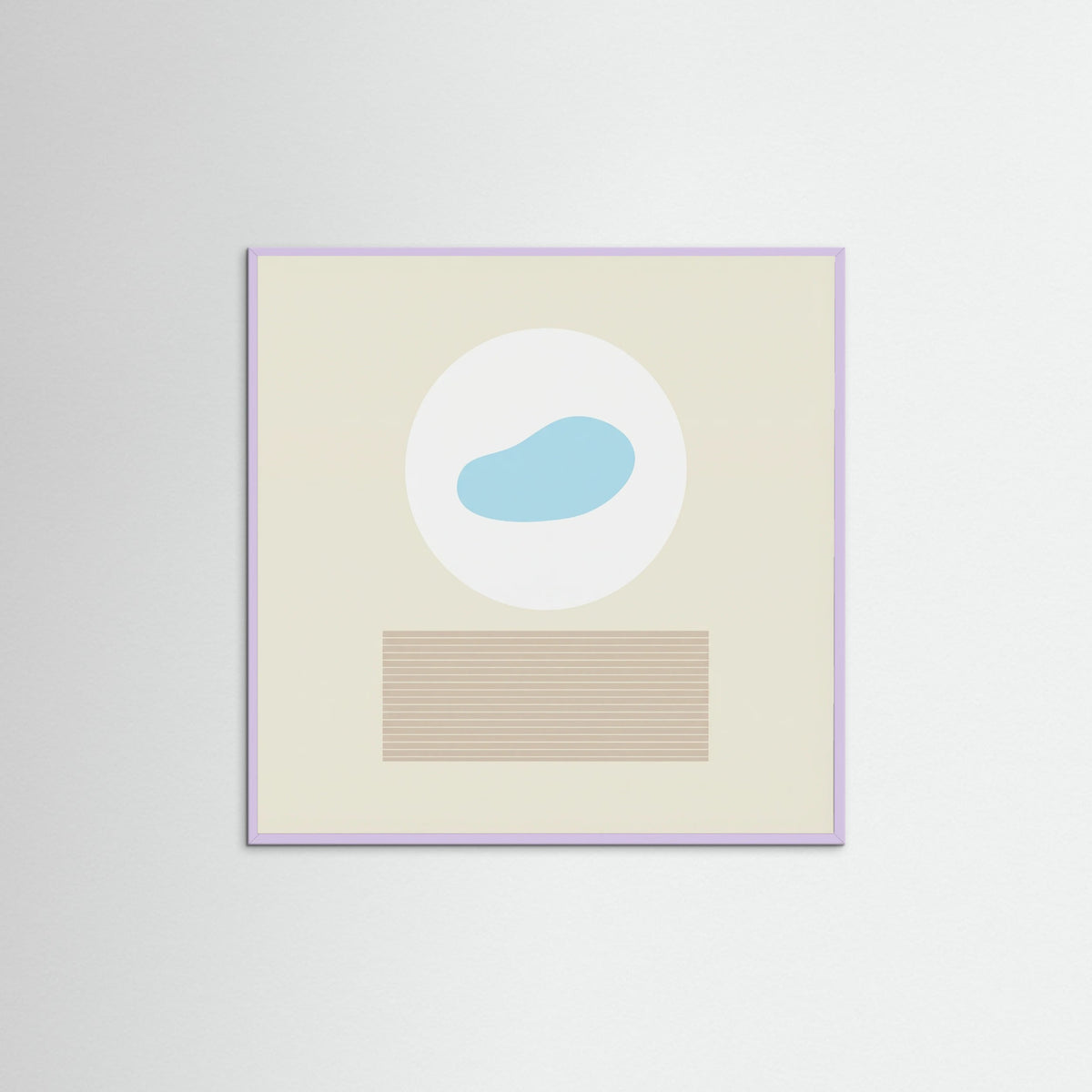 Lilac Wood Square Soft Horizons