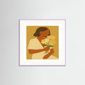 Lilac Wood Square Soft frame