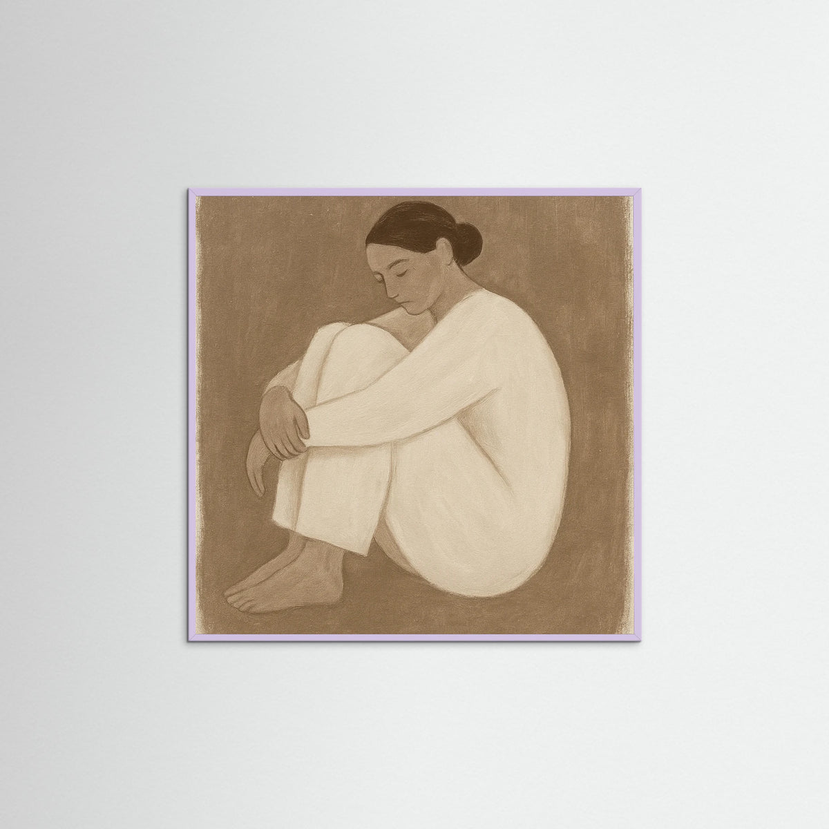 Lilac Wood Square Solitude