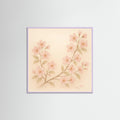 Lilac Wood Square Sunlit Blossoms
