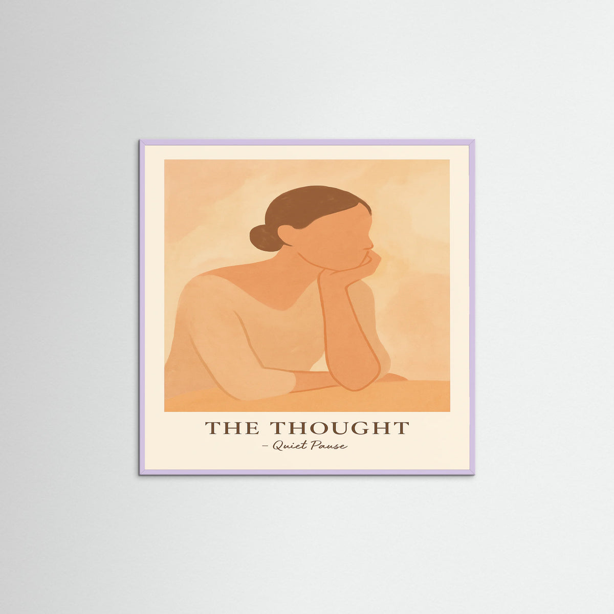 Lilac Wood Square The thought