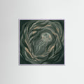 Lilac Wood Square Verdant Depths