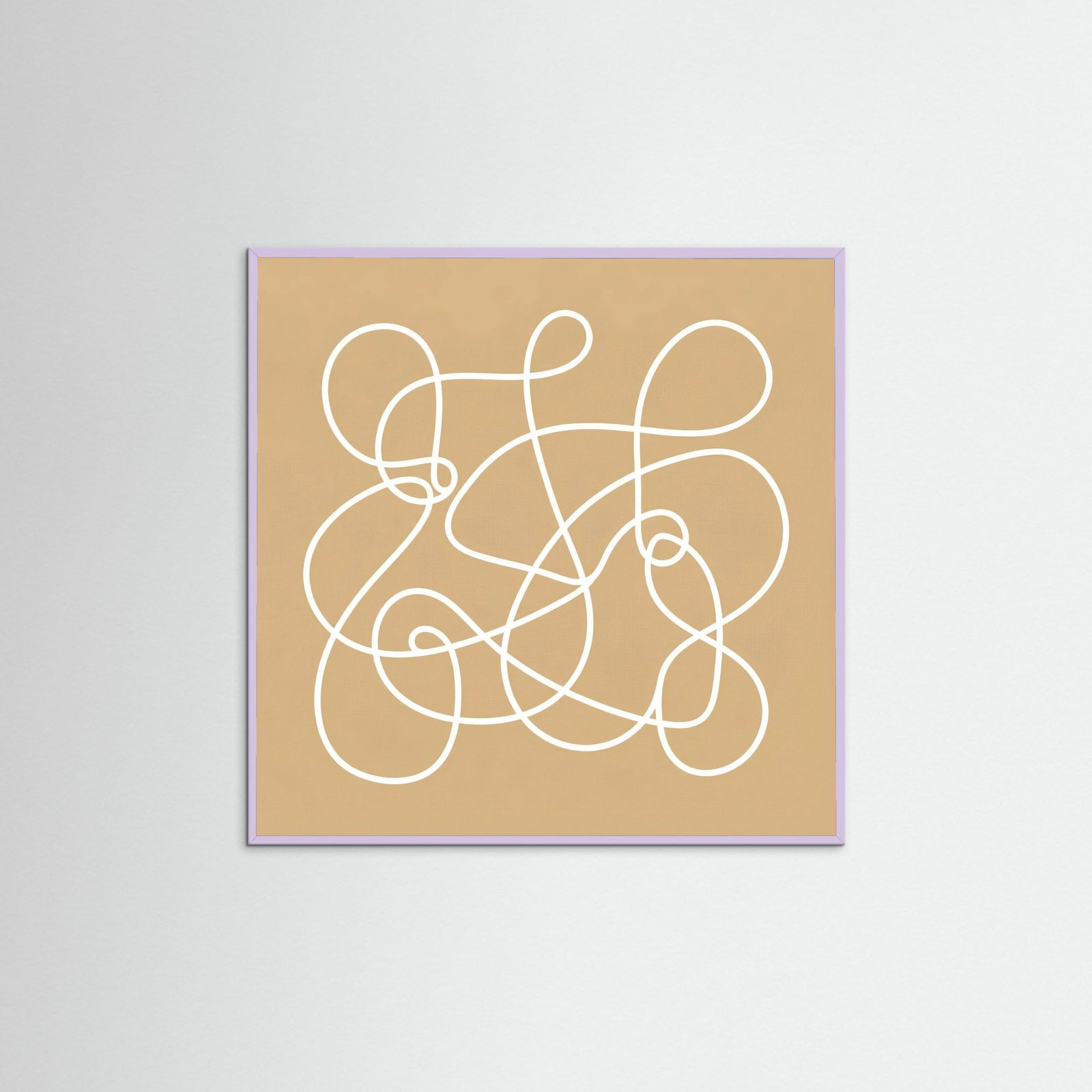 Lilac Wood Square Verdant Gesture