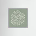 Lilac Wood Square Verdant Outline
