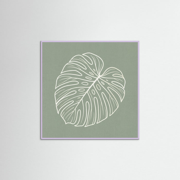 Lilac Wood Square Verdant Outline