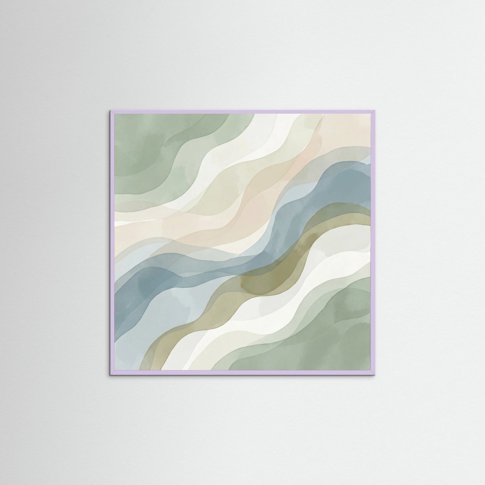 Lilac Wood Square Verdant Planes