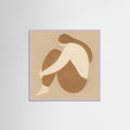 Lilac Wood Square Warm Shape