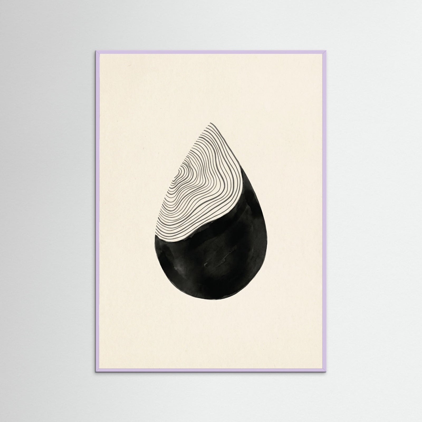 Lilac Wood Stacked Crescents