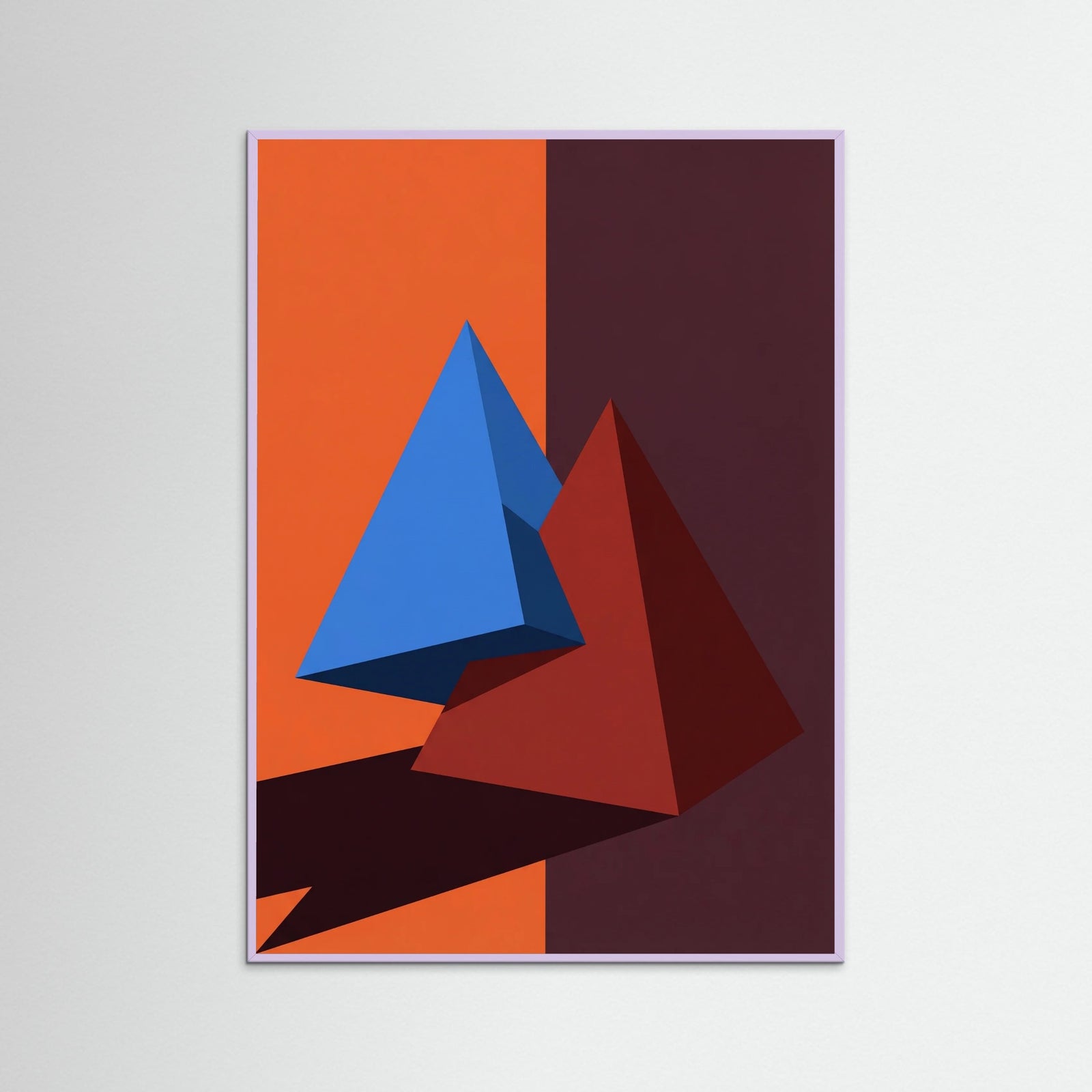 Lilac Wood Stacked Forms