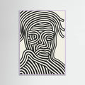 Stripe Portrait Poster – poster and art print