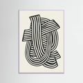 Poster Striped Abstract In Black – poster e stampa artistica