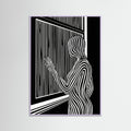 Lilac Wood Striped Contemplation
