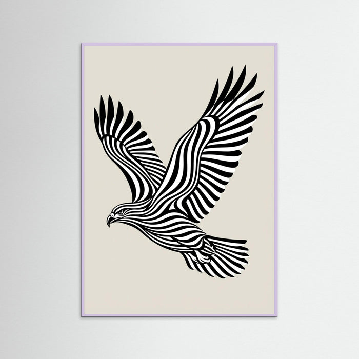 Lilac Wood Striped Contour