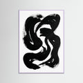 Lilac Wood Striped Form Black