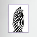 Lilac Wood Striped Form