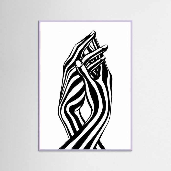 Lilac Wood Striped Form
