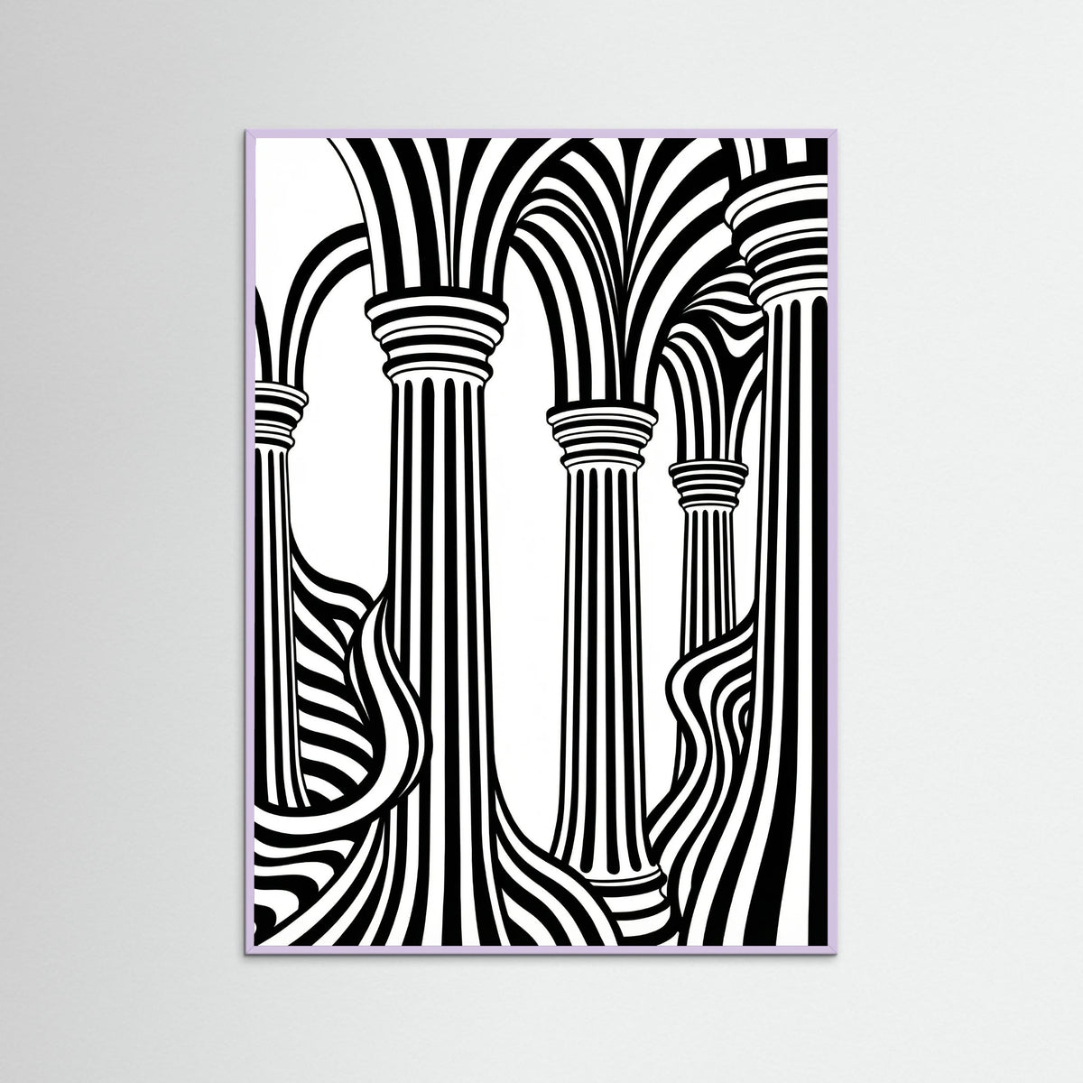Lilac Wood Striped Grace
