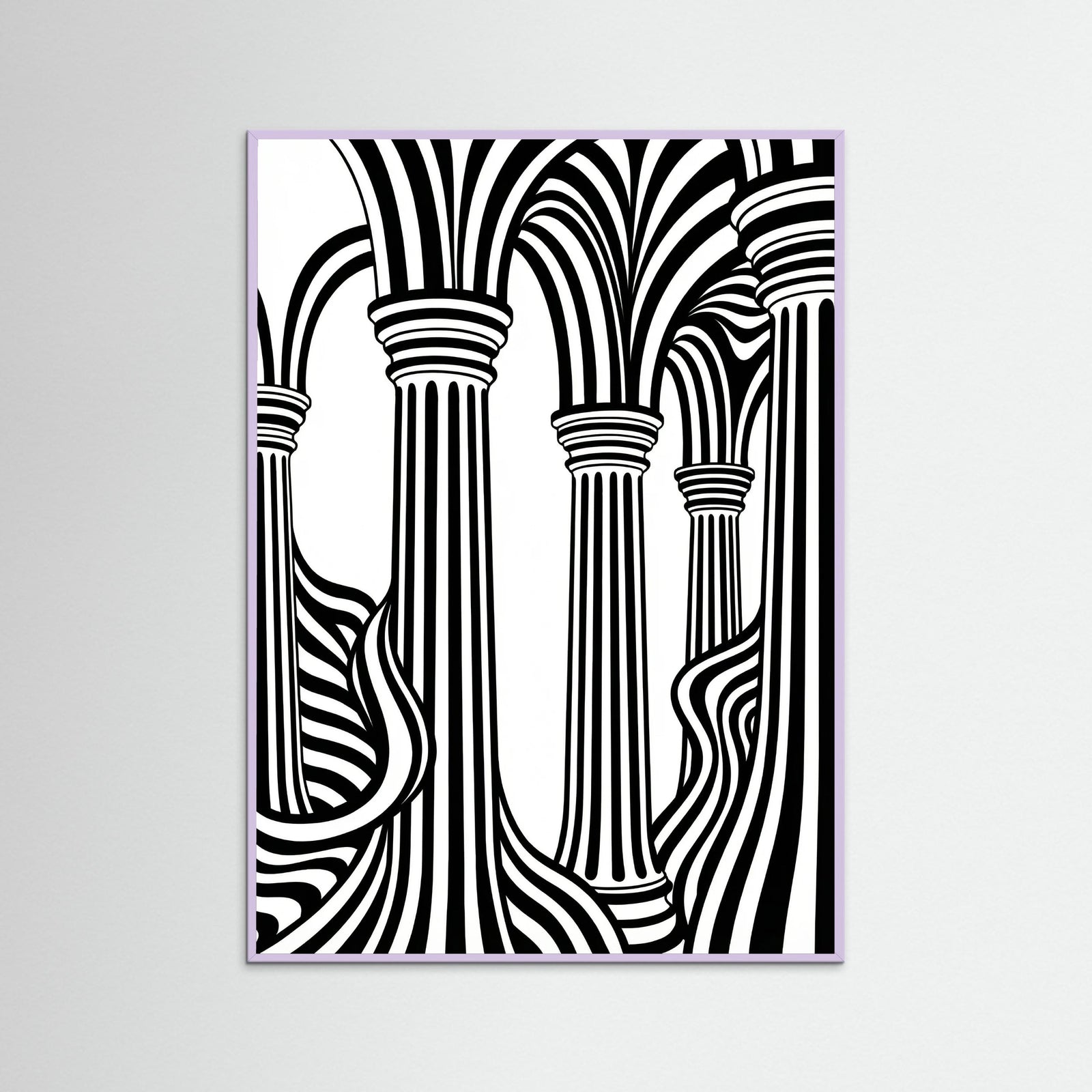 Lilac Wood Striped Grace