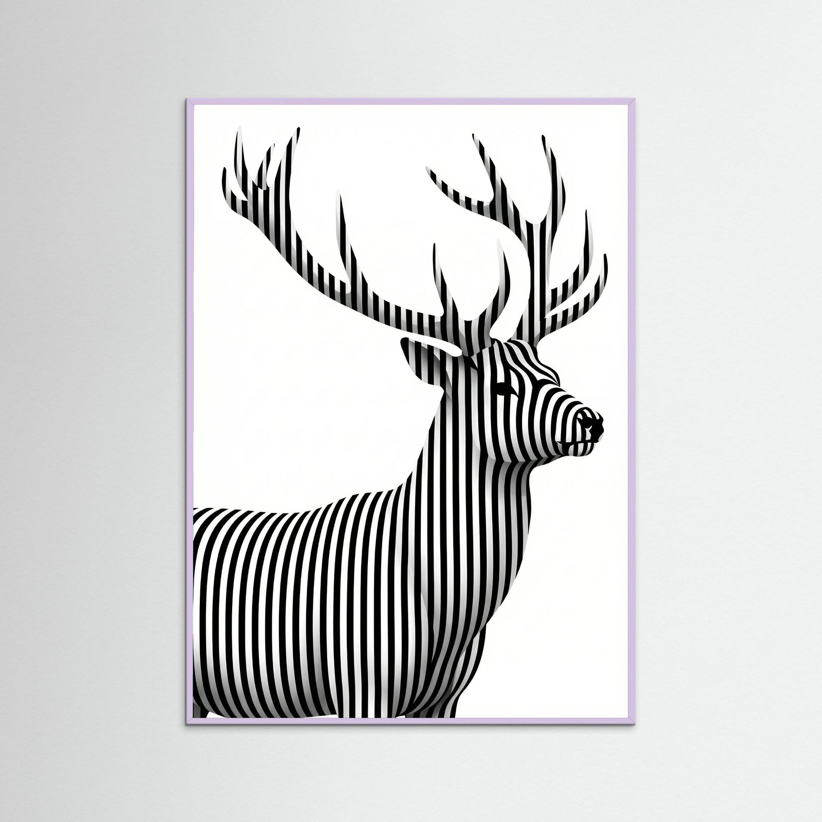Lilac Wood Striped Muse