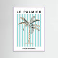 Striped Palm Tree -juliste – juliste ja taidepainatus