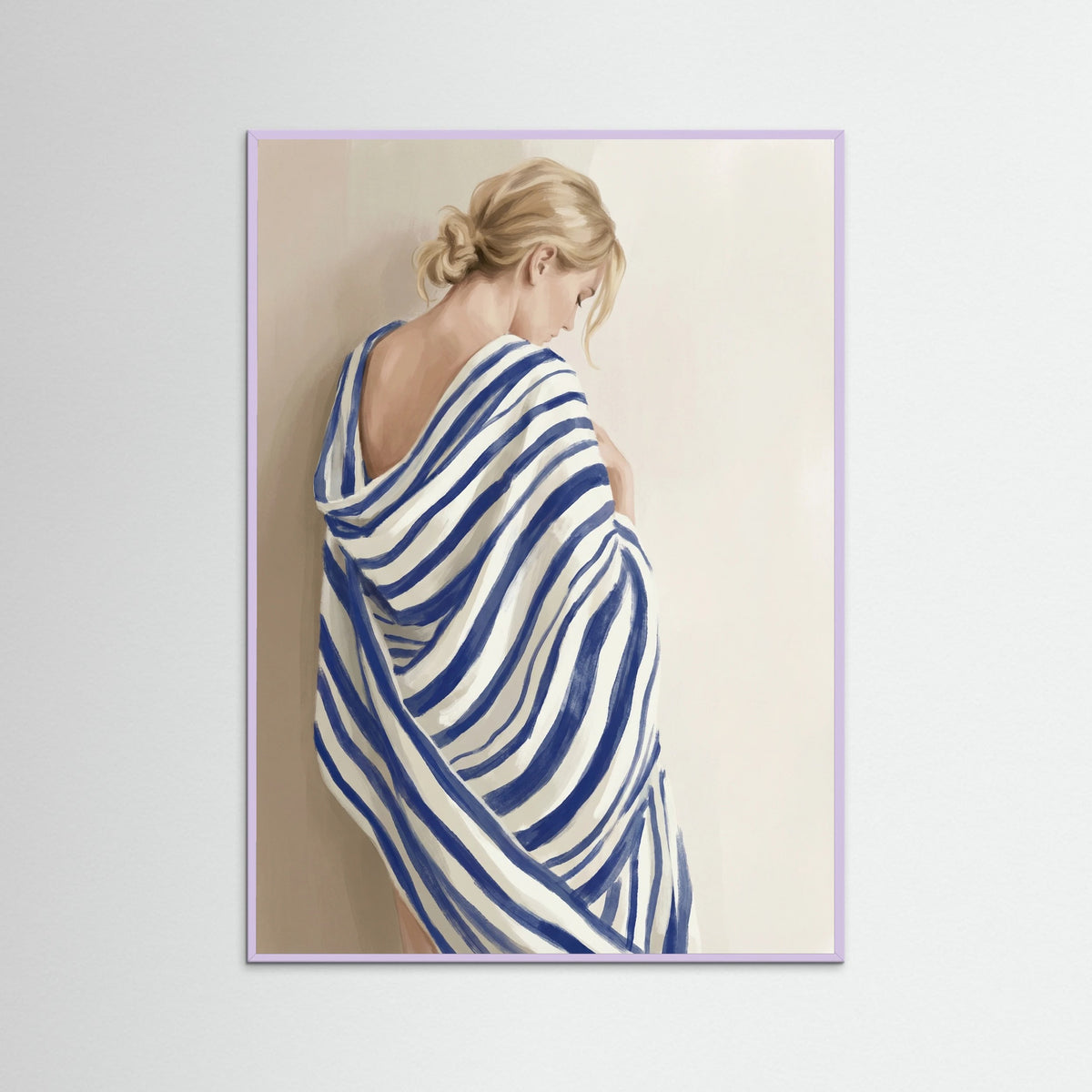 Lilac Wood Striped Serenity