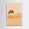 Lilac Wood Stripes Serenity