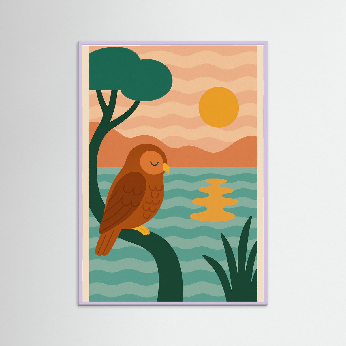 Lilac Wood Stylish Sip