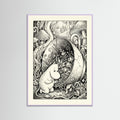 Lilac Wood Submerged Moomin Home