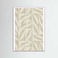 Lilac Wood Subtle Botanical Pattern 2 Poster