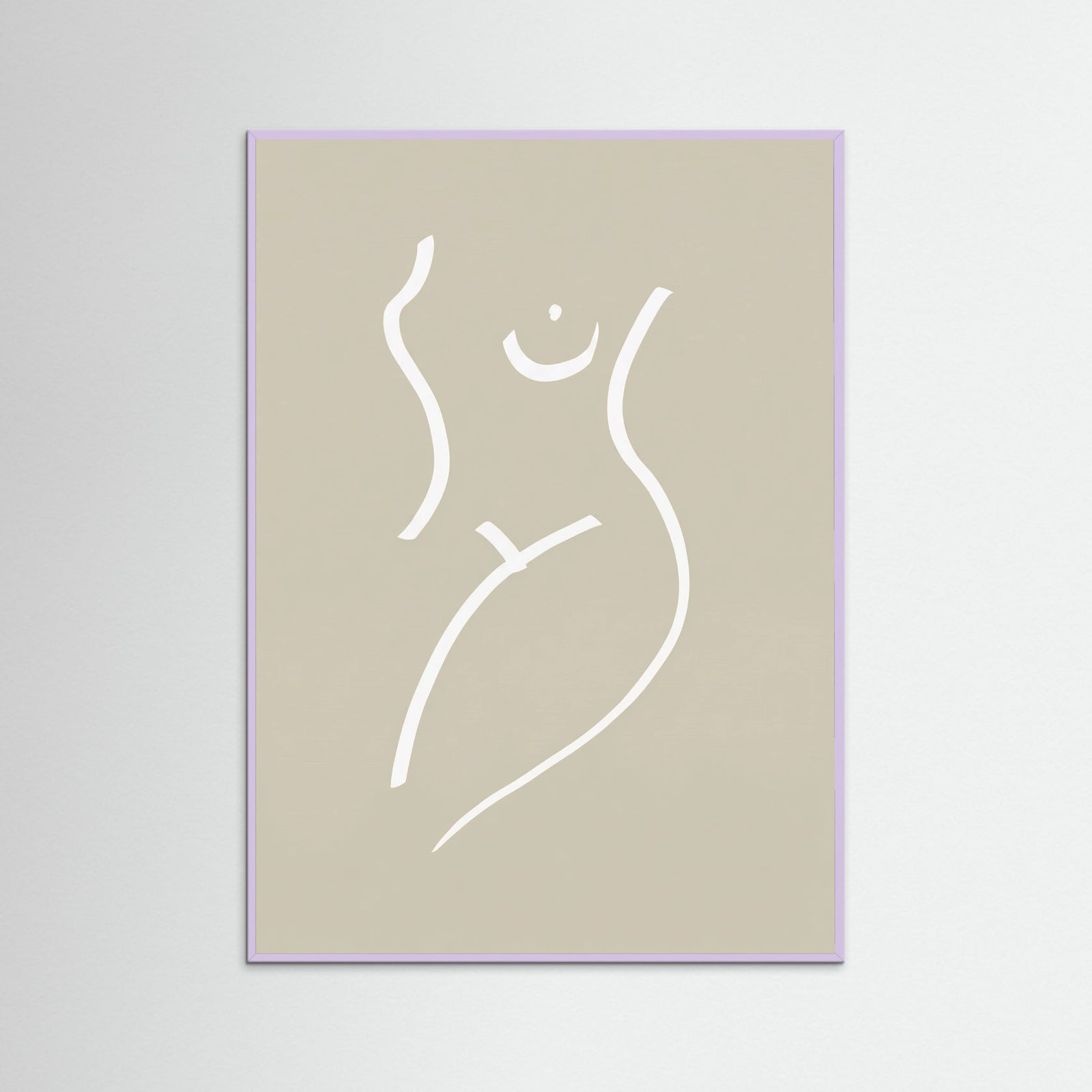 Lilac Wood Subtle Curves