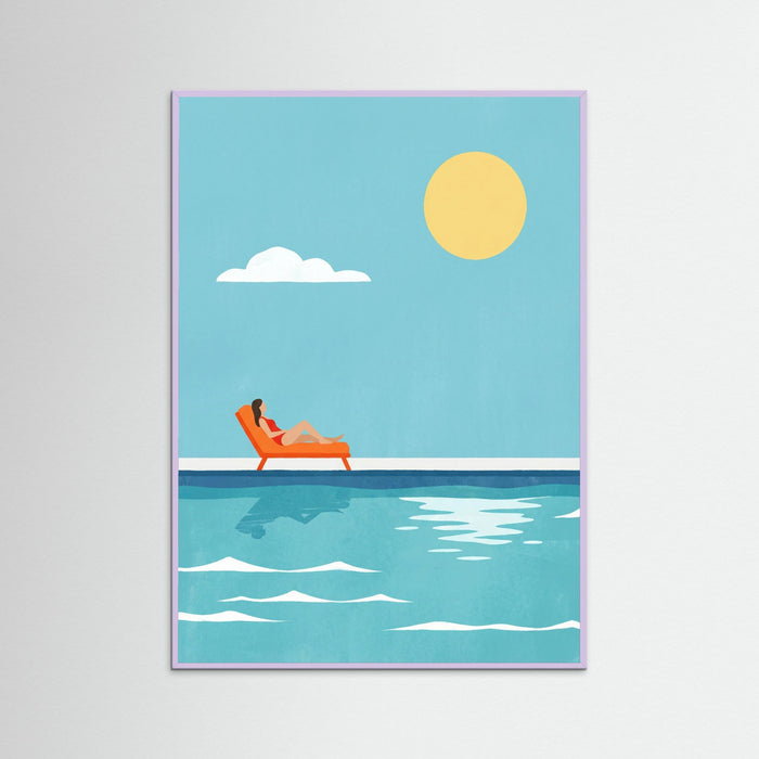 Lilac Wood Summer Sea Dip