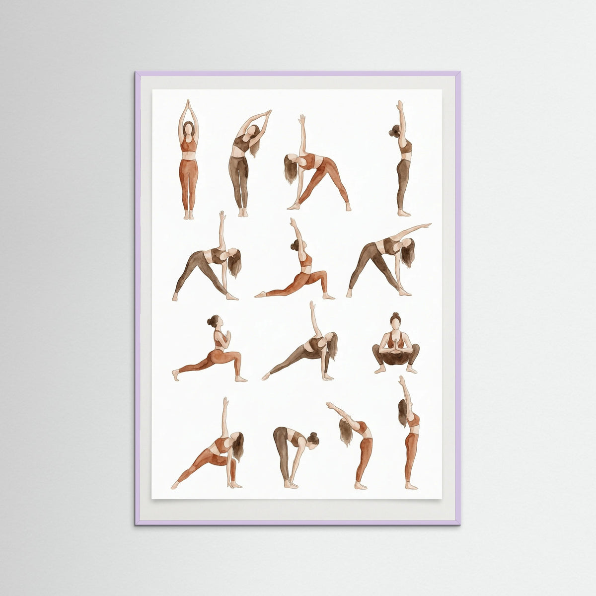 Lilac Wood Sun Salutation Flow