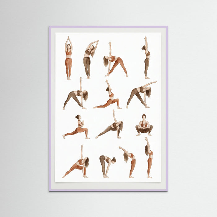 Lilac Wood Sun Salutation Flow