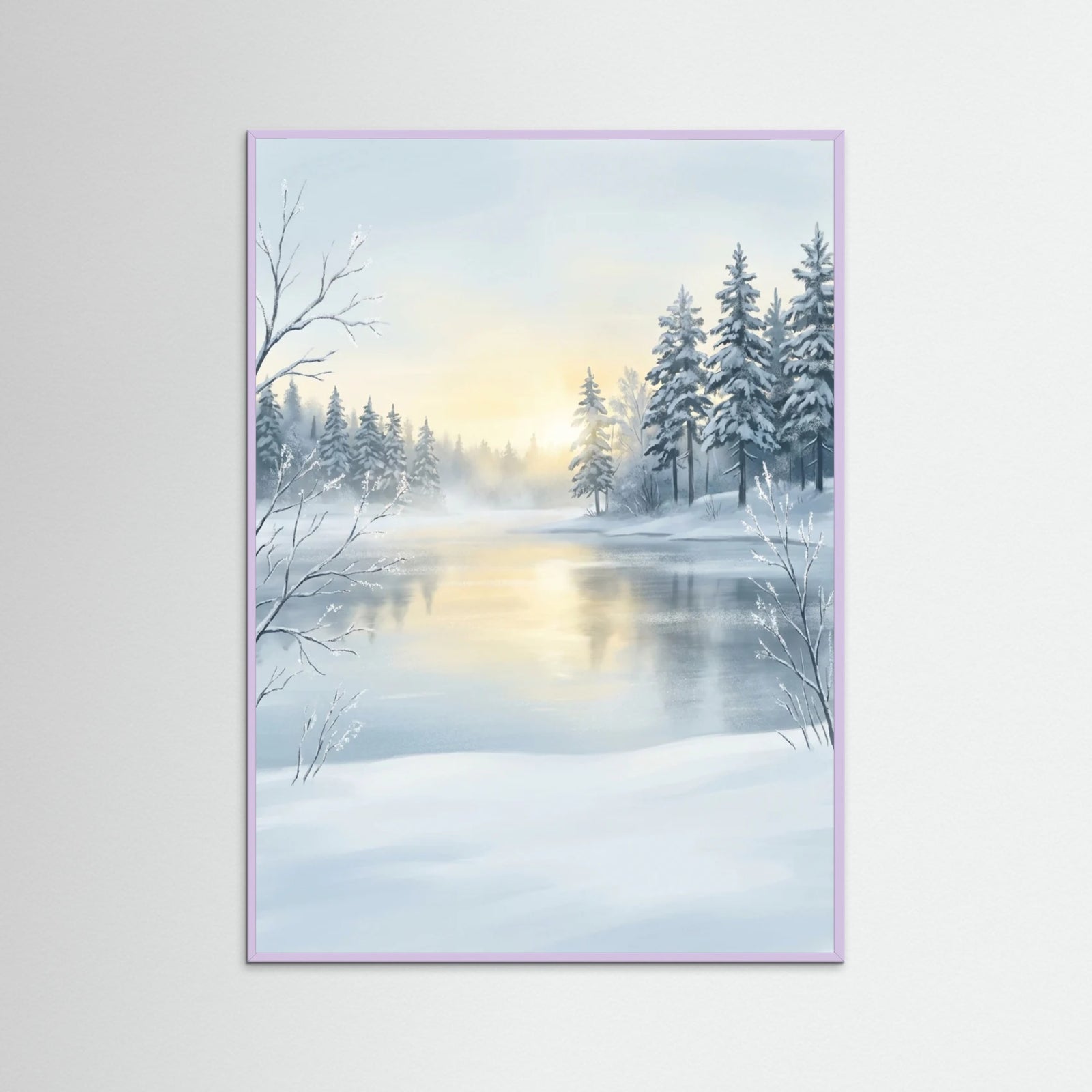 Lilac Wood Sunlit Serenity