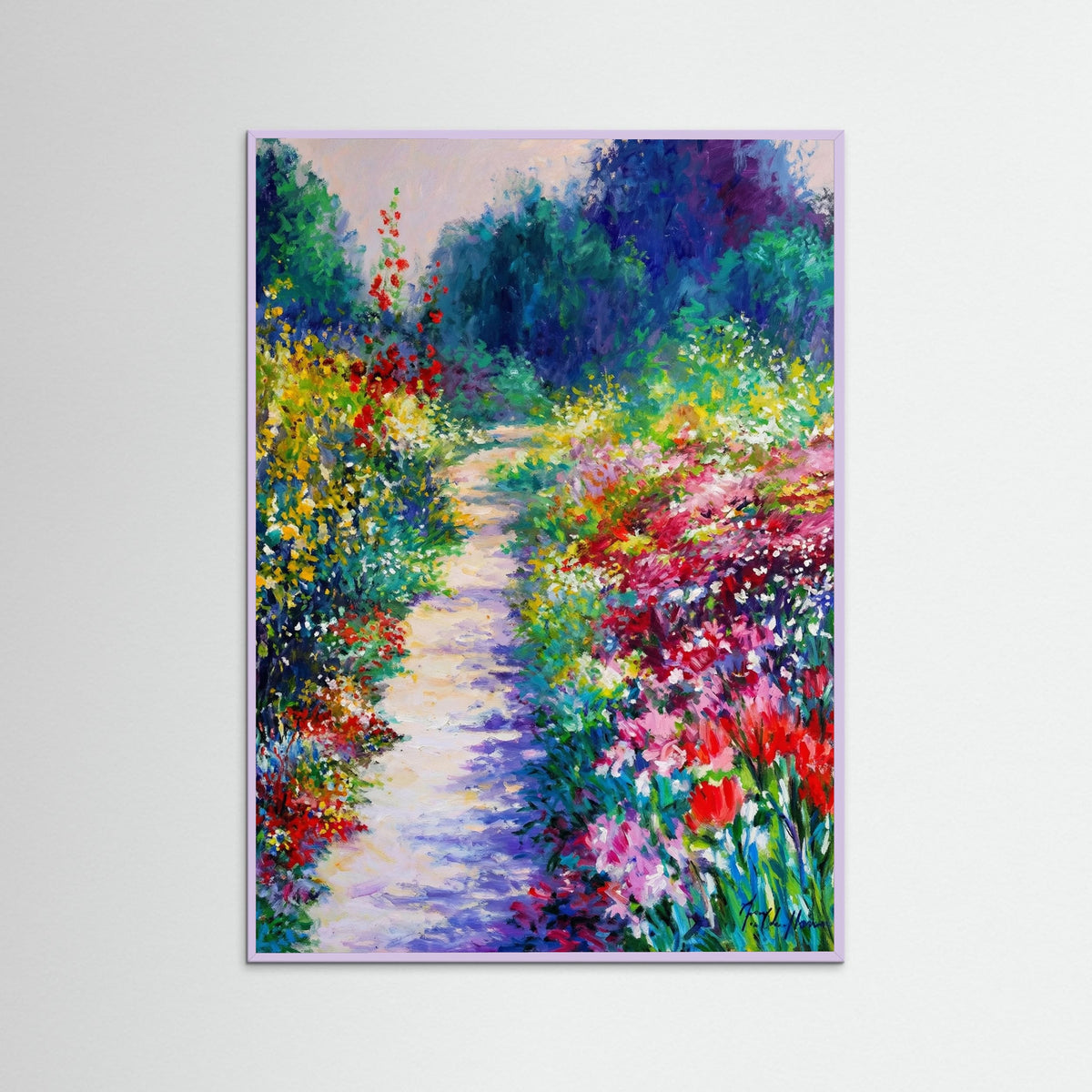 Lilac Wood Sunny Garden Path