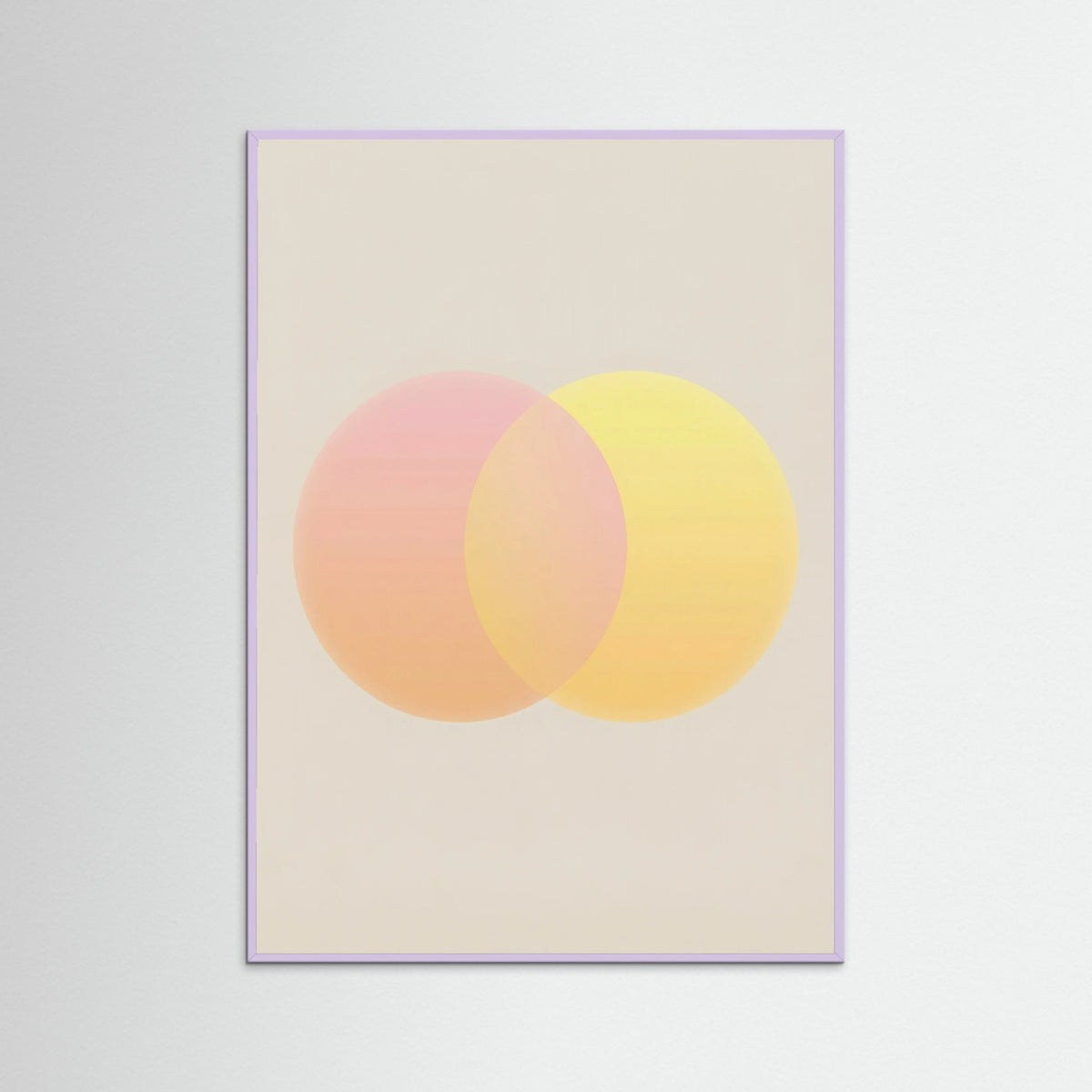 Lilac Wood Sunset Gradient Orb