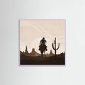 Lilac Wood Sunset Poster