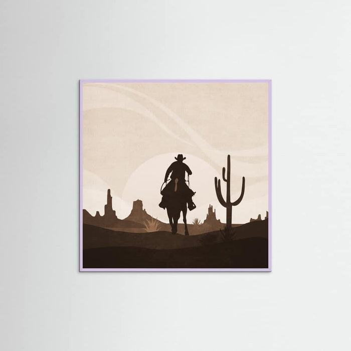 Lilac Wood Sunset Poster