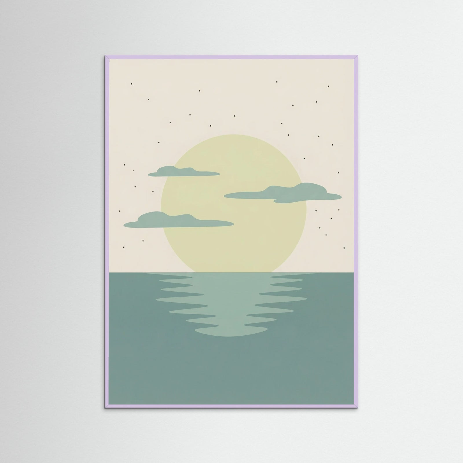Lilac Wood Sunset Reverie