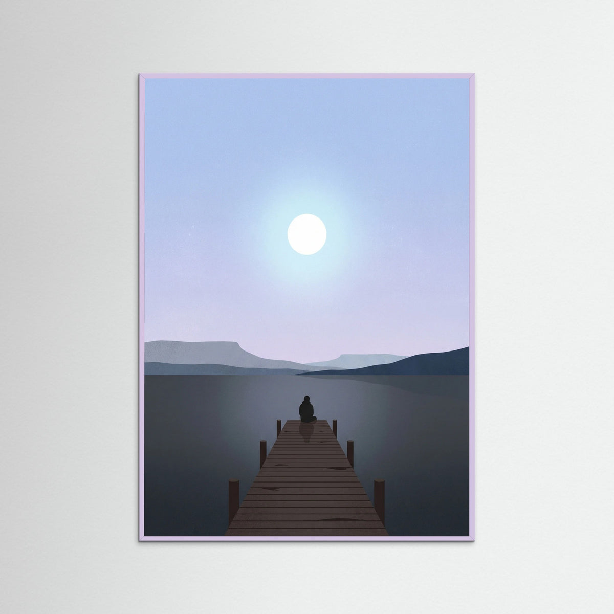 Lilac Wood Sunset Solace